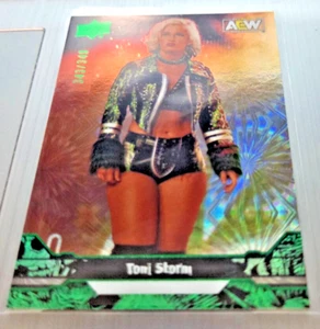 Toni Storm 2023 Upper Deck AEW Green Pyro # 22 (#d 343/349) - Picture 1 of 1
