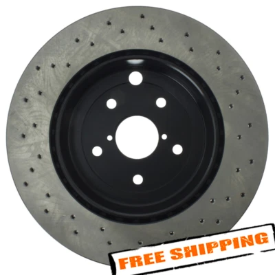 Rotor de freno trasero StopTech SportStop perforado de 1 pieza para Subaru WRX STI 18-19 Foto 1 de 4