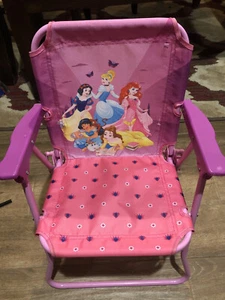Disney Princess Garden Patio Folding Indoor Outdoor Chair Girl Boy Christmas - Picture 1 of 3