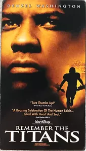 Remember the Titans VHS 2001 Denzel Washington - Picture 1 of 4