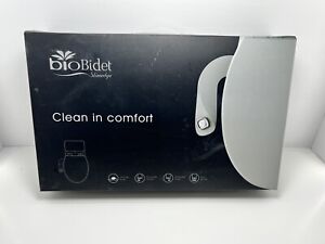 Bio Bidet, SlimEdge Simple Bidet Toilet Attachment in White with Dual Nozzle