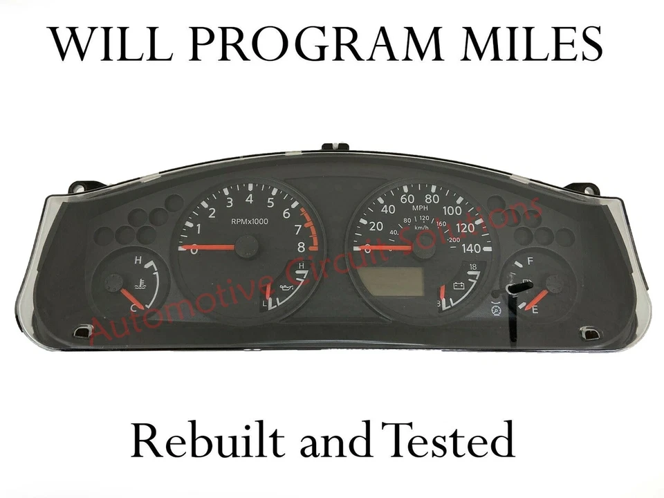 Nissan Xterra Frontier 2005 velocímetro calibre grupo cualquier kilometraje 24810-EA21E Foto 1 de 1