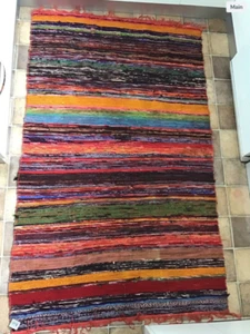 Paula's closet - Large Woven Floor Rug - 1 M Wide X 1.7 M Long π - Picture 1 of 3