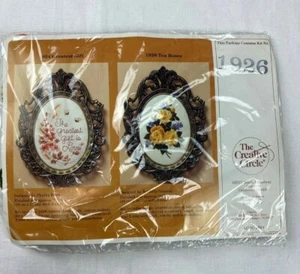 Creative Circle #1926 Tea Roses Vintage 1983 Kit Brand New in Package - Picture 1 of 6