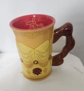 Disney Parks Princess Belle Beauty and the Beast Signature Yellow Dress Mug - Picture 1 of 4
