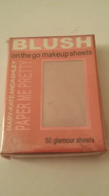 Hojas de Maquillaje Mary Kate Ashley Paper Me Pretty Blush 809 Calidez Cosmética Belleza Foto 1 de 3
