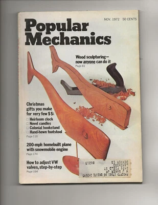 Popular Mechanics November 1972 Vintage How To Magazine - Image 1 of 2