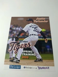 Justin Verlander 2009 Detroit Tigers Spring Training 8.5"x11 Glossy Photo - Picture 1 of 2