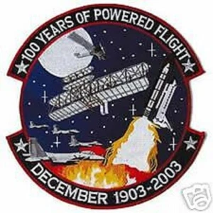 100 YEARS POWERED FLIGHT AVIATION TRIBUTE JACKET EMBROIDERD 11"  PATCH - Picture 1 of 1