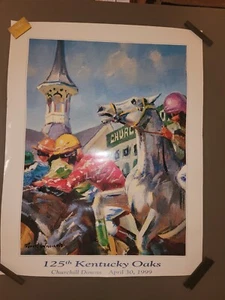 Peter Williams 1999 125th Kentucky Oaks Poster - Picture 1 of 3