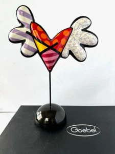 FIGURA ROMERO BRITTO: EL AMOR ES COLORIDO * CAJA DE REGALO * HECHA EN ALEMANIA - Imagen 1 de 9