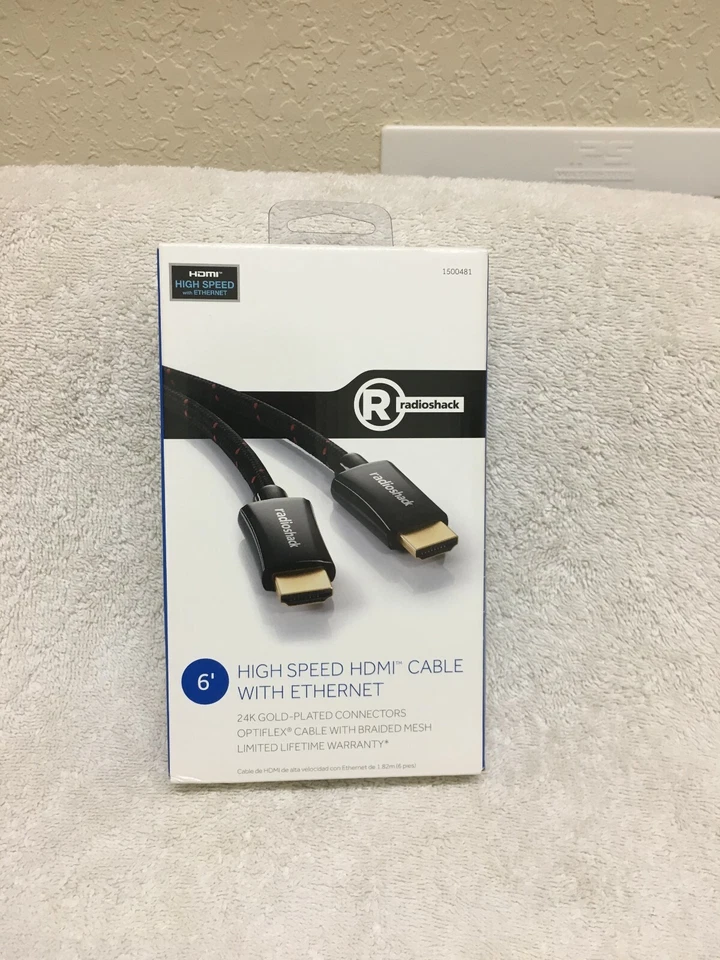 Radioshack 6' High Speed HDMI Cable with Ethernet - Image 1 of 1