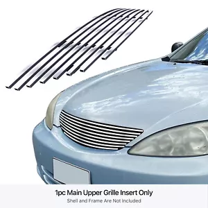 Se adapta al inserto de rejilla de billete para Toyota Camry 2002-2006 superior principal acero inoxidable cromado - Imagen 1 de 7