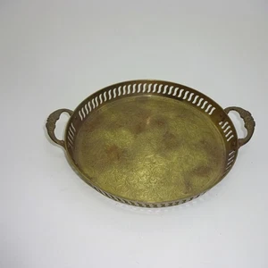 Tablett aus Messing - ca. 20 cm Durchmesser - Picture 1 of 5