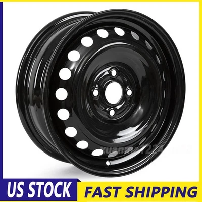 New 15" Steel Wheel for Kia Rio 2018-2022 15X5.5Inch Replacement Wheel Rim Black — 第 1/4 张图片