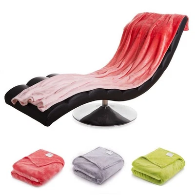 Mikrofaser Regenbogen Decke 150x200 cm Kuscheldecke Fleecedecke Plaid Tagesdecke - Bild 1 von 2