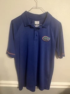 Florida Gators Polo Shirt Box Seat Clothing Co Men Medium Blue Short Sleeve - Picture 1 of 7