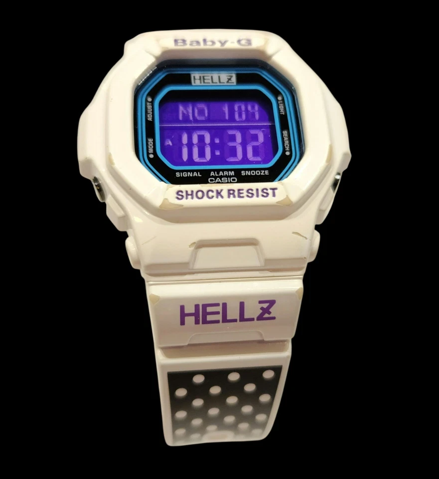 CASIO BABY-G HELLZ "Tie-Up" 3000 Limited Edition BG-5600HZ-7 Black & White Watch - Image 1 of 4