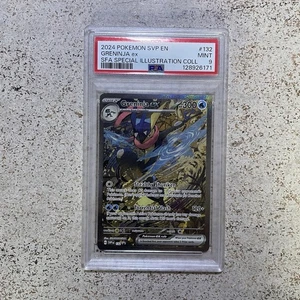 Greninja Ex BSP Promo 132 SVP Special Illustration Pokemon Karte PSA 9 MINT - Bild 1 von 2