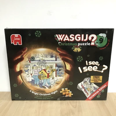 Wasgij 1000 Piece Jigsaw Puzzle Christmas No 9 A Bright Christmas Night! NEW - Image 1 of 4