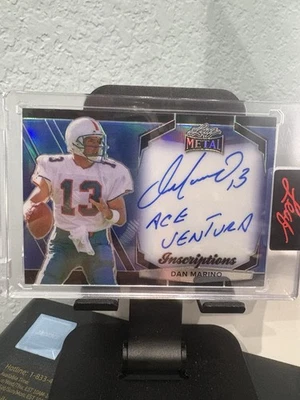 2024 Hoja Metal Inscripciones Auto MIDM1 Dan Marino 88/100 Foto 1 de 2