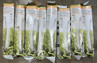 8 件套 Sylvania LUMALUX 1000W Plantastar 高压钠生长灯泡 — 第 1/4 张图片