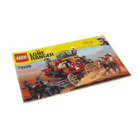 1x Lego Building Instructions Booklet The Lone Ranger Escape With The Stagecoach 79108