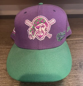 New Era 59fifty Pittsburgh Pirates MLB Big League Chew Grape Hat Cap 8 - Picture 1 of 7