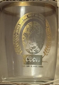 Coors Bier Vintage Bartlett Collins Goldrand 3" Gläser (6er Set) - Bild 1 von 2