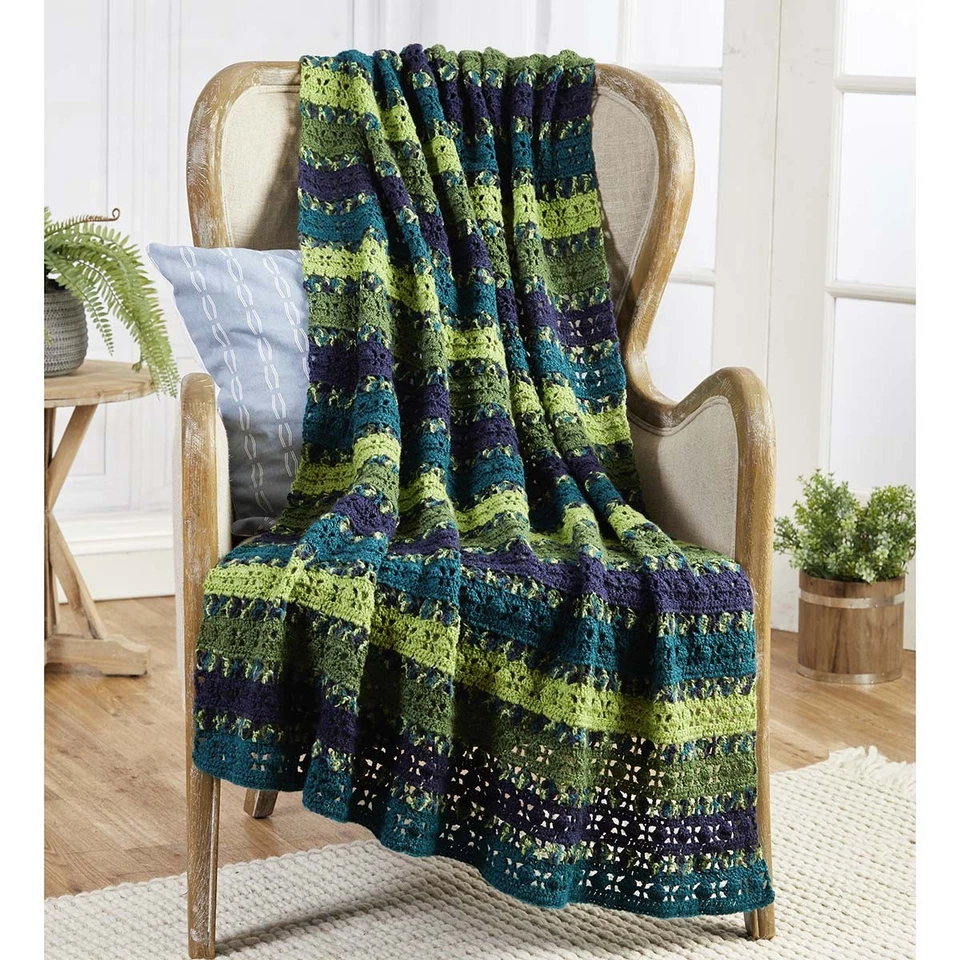 Herrschners® Diamond Tides Throw Crochet Kit - Image 1 of 1