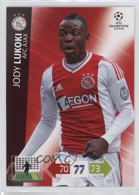 2012-13 帕尼尼 Adrenalyn XL 欧洲冠军联赛 Jody Lukoki 新秀 RC — 第 1/2 张图片