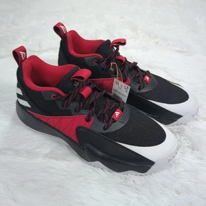 Men's Adidas Dame Extply 2.0 Basketball Shoes Black/Red/White Size 8 9 11 HR0728 - Picture 1 of 6