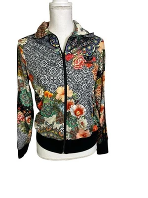 Adidas Originals x Farm Jardim Agharta Floral Pattern Colorful Track Jacket MED - Image 1 of 4