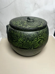 Japanese Cast Iron Fire Extinguishing Pot Interior Medium Size Japan7.5 lb. - Picture 1 of 12