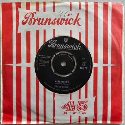 Patsy Cline (e) Heartaches / Why Can't He Be You - 1962 7" - Image 1 of 4