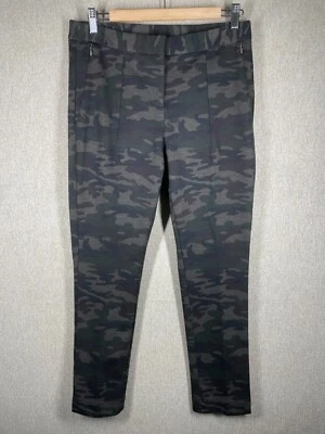 Soft Surroundings Pants 8P Petite Green Camo Willow High Rise Ponte Knit Skinny - Image 1 of 4