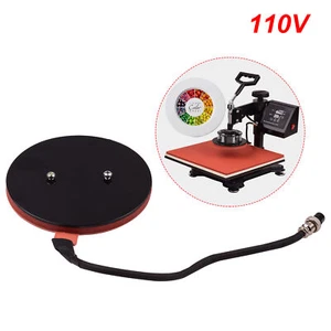 15.5cm/6.1in Heat Press Plate Pad Sublimation Transfer Silicone Heating Pad S3G3 - Picture 1 of 8