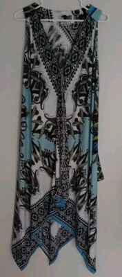 Vestido de mujer World Unity 1X sin mangas pañuelo dobladillo nuevo con etiquetas Foto 1 de 4