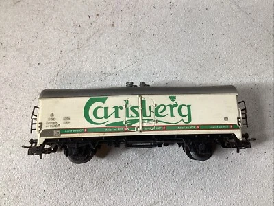 MARKLIN HO-SCALE #4636 CARLSBURG DANISH BEER WAGON 1951 W Germany - Image 1 of 4