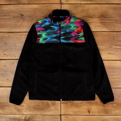 Vintage Fila Outdoor Jacket L Fleece Black Womens - Image 1 of 4