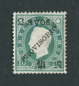 Portugal Timor 1894 D. Luis #40A, ERROR "AYO", MH NGAI FVF - Picture 1 of 1