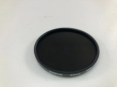 SUNPAK  62mm ND8  Screw-In Glass Lens Filter  Made in Japan - Image 1 of 4