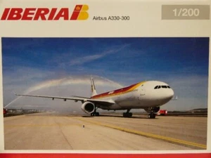 1/200 Herpa Iberia Airbus A330-300 EC-LUB 555722 - Imagen 1 de 1