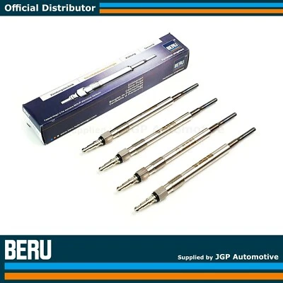 4X BERU OE Ignition Heater Glow Plugs GE101 - 2.0 TDI BKD AZV BLB - VW Audi - Image 1 of 3