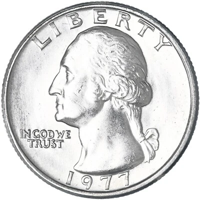 1977 P  Washington  Brilliant Uncirculated Clad Quarter - Image 1 of 4