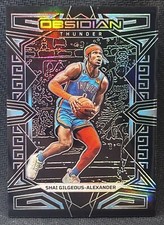 2022-23 Obsidian Shai Gilgeous Alexander Blue Electric Etch 05/30 Color Match!