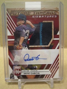 Deivi Garcia 2020 Panini Elite Extra Edition Future Threads Auto Red - Picture 1 of 2