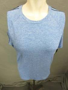 NWT Champion Size L(12-14) Boys Blue Athletic Cloud Knit Short Sleeve T-Shirt902 - Picture 1 of 8