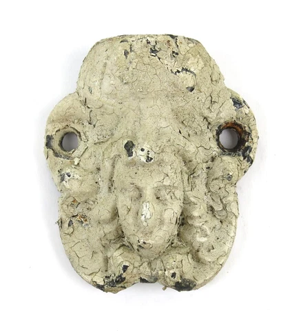 Antique Victorian Garden Table Cast Iron Leg Connector Bracket Replacement Part Cover