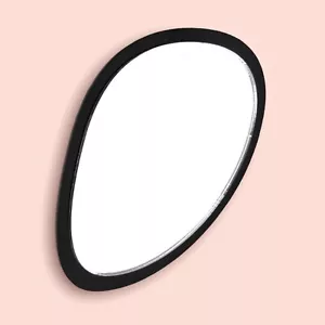 Long Pebble Shaped Acrylic Mirrors with a Colour Frame of your choice & Hooks - Bild 1 von 5